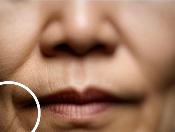 Marionette lines and lower-face sagging
