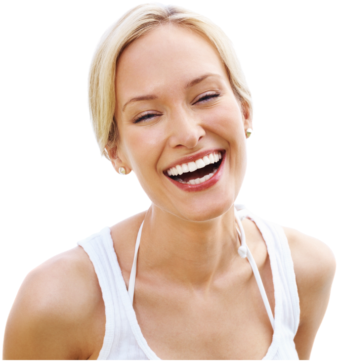 Woman laughing